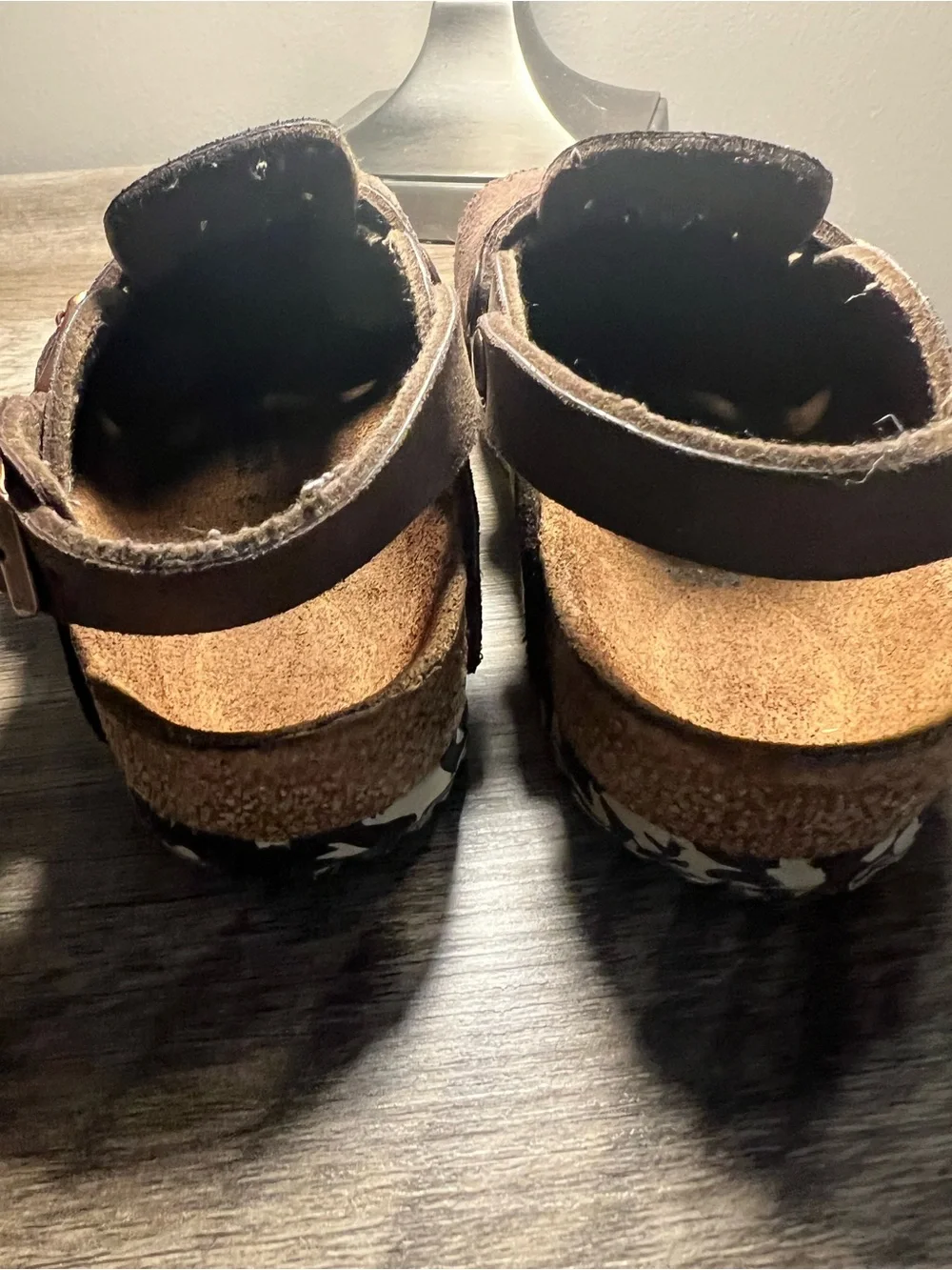 Birkenstock Kids Brown Suede Strap Clogs with Buckle stock (20)